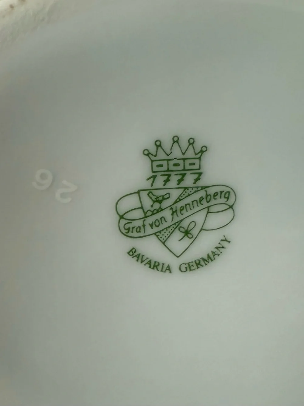 Vintage Graf Von Henneberg 1777 Porcelain Tea Set